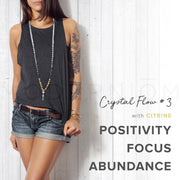 Flow3 Crystal Necklace with Citrine | Positivity, Focus, Abundance